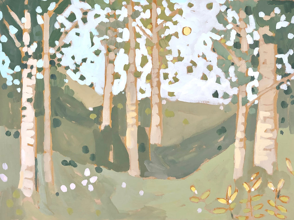 Birch Trees No. 4 - 18x24