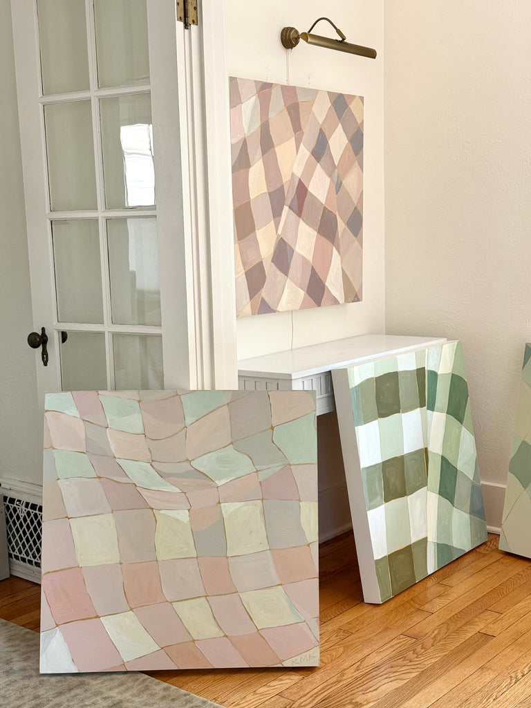 Gingham No. 3 - 30x30