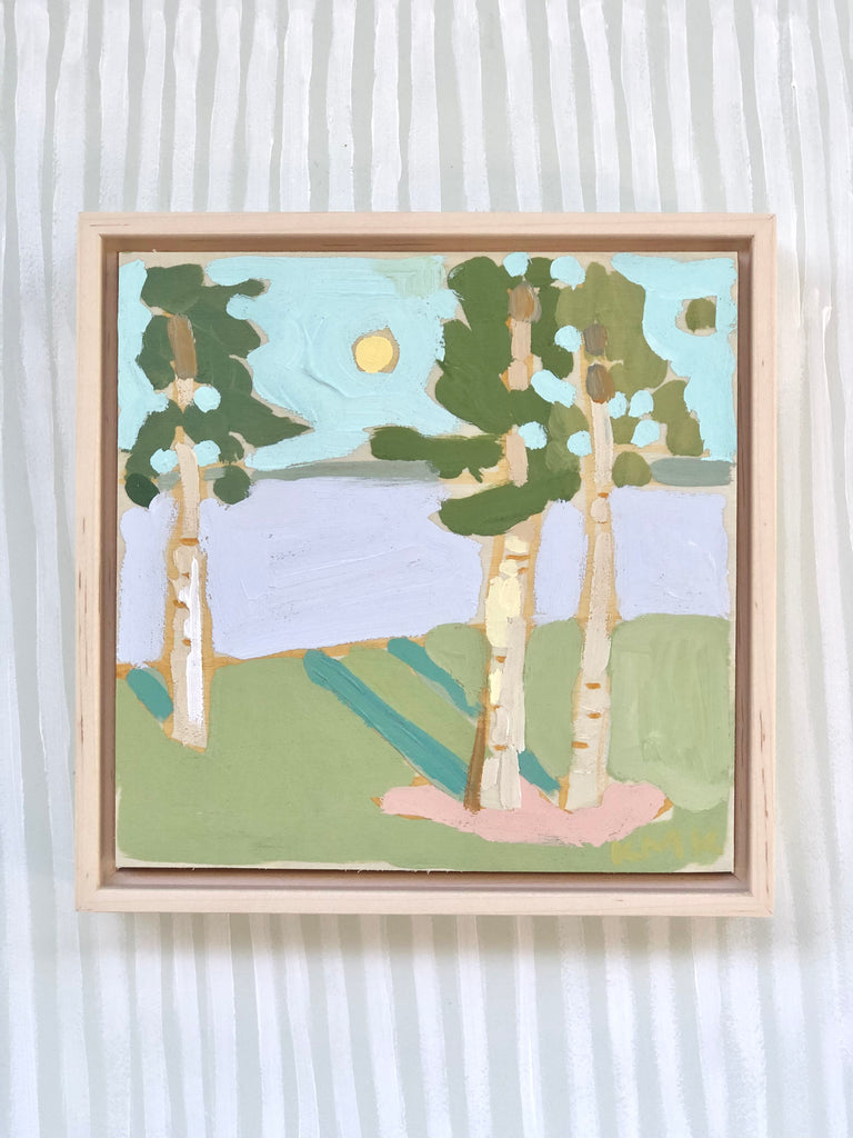 Moonrise Birch No. 7