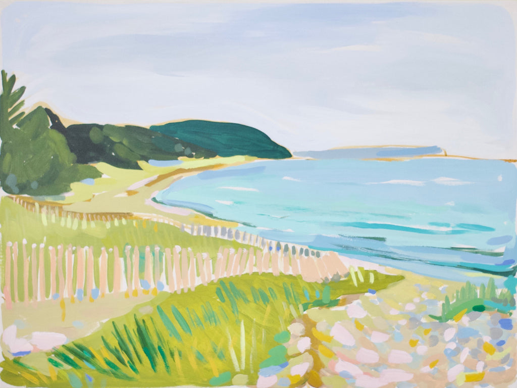 Spring Landscape No 6 - Breezy Evening